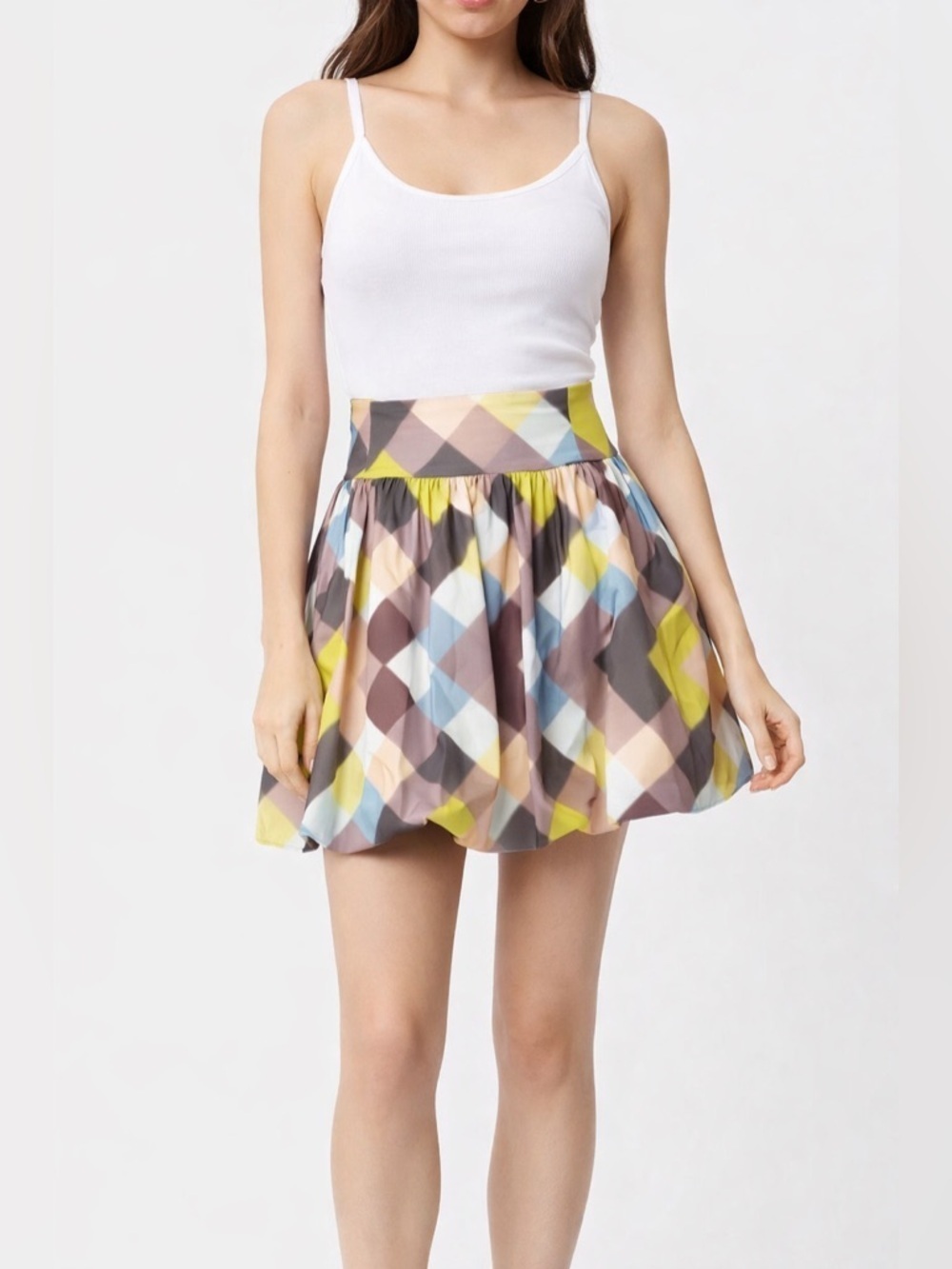 Kate Spade Saturday Bubble Skirt Size 6 Multicolor Geometric skirt
